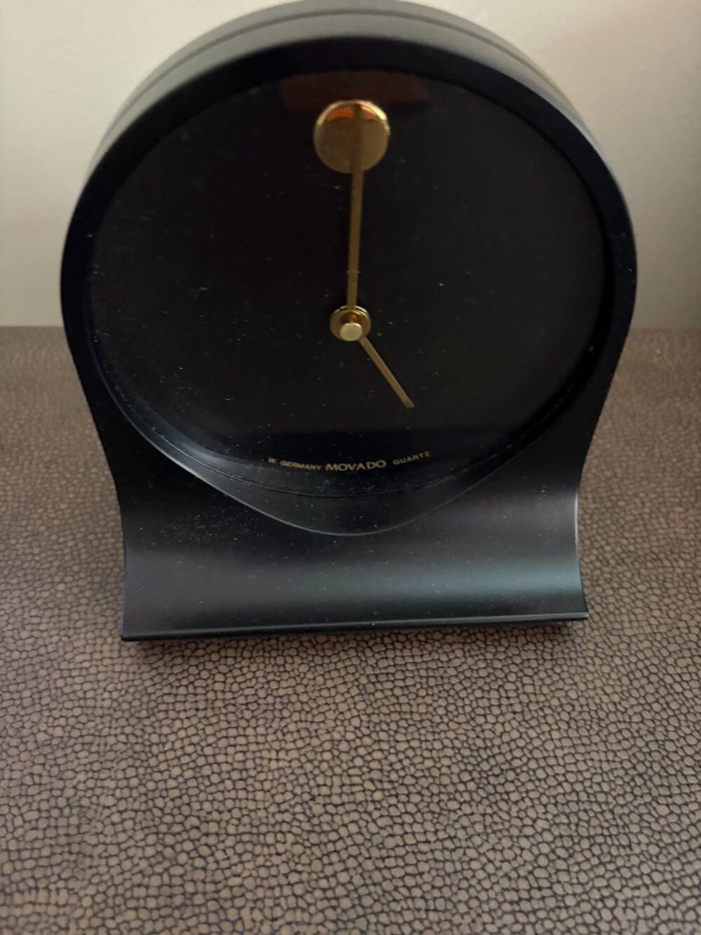 Movado Black Quartz Clock